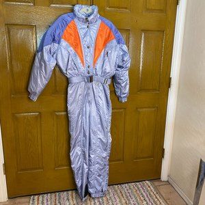 Vintage DESCENTE Full Ski Suit Y2K RARE Skiing Snowboarding Suit 14 fits like 12